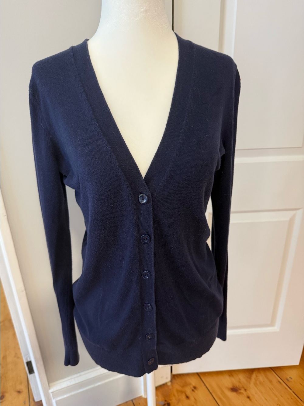 Gap Navy Blue Cotton Cardigan Sweater – Women’s XS Cotton